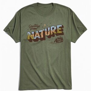 URBAN OUTFITTERS SKITCHISM GREETINGS FROM NATURE TEE NWOT
